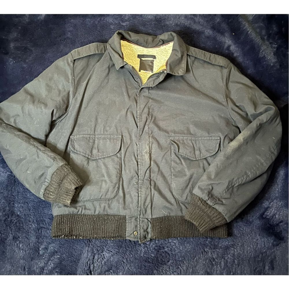 Vintage Made In USA Bomber Jacket Sz Large
